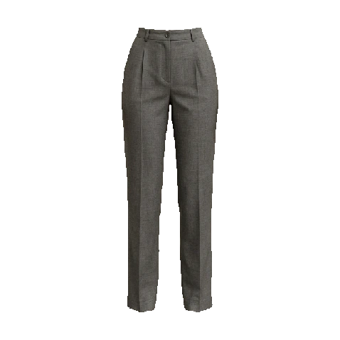 Grey trousers prepared by Kulis from the same photo